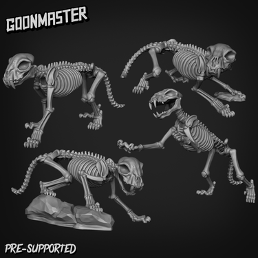 Big Cat Skeletons Cavalry Bundle